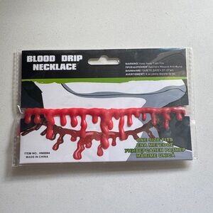 Blood Drip Necklace